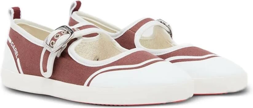 Carel Paris Costa sneakers met gespbandje Bruin - Foto 5