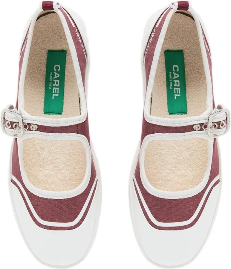 Carel Paris Costa sneakers met gespbandje Bruin - Foto 2
