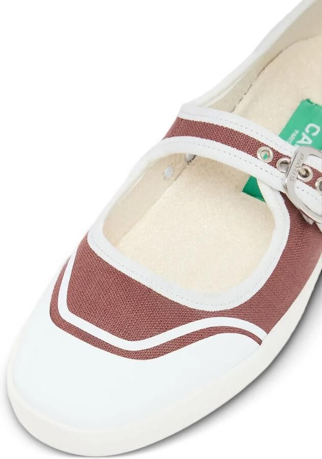 Carel Paris Costa sneakers met gespbandje Bruin - Foto 4