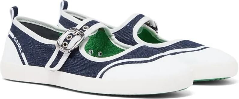 Carel Paris Costa sneakers met gespbandje Wit - Foto 5