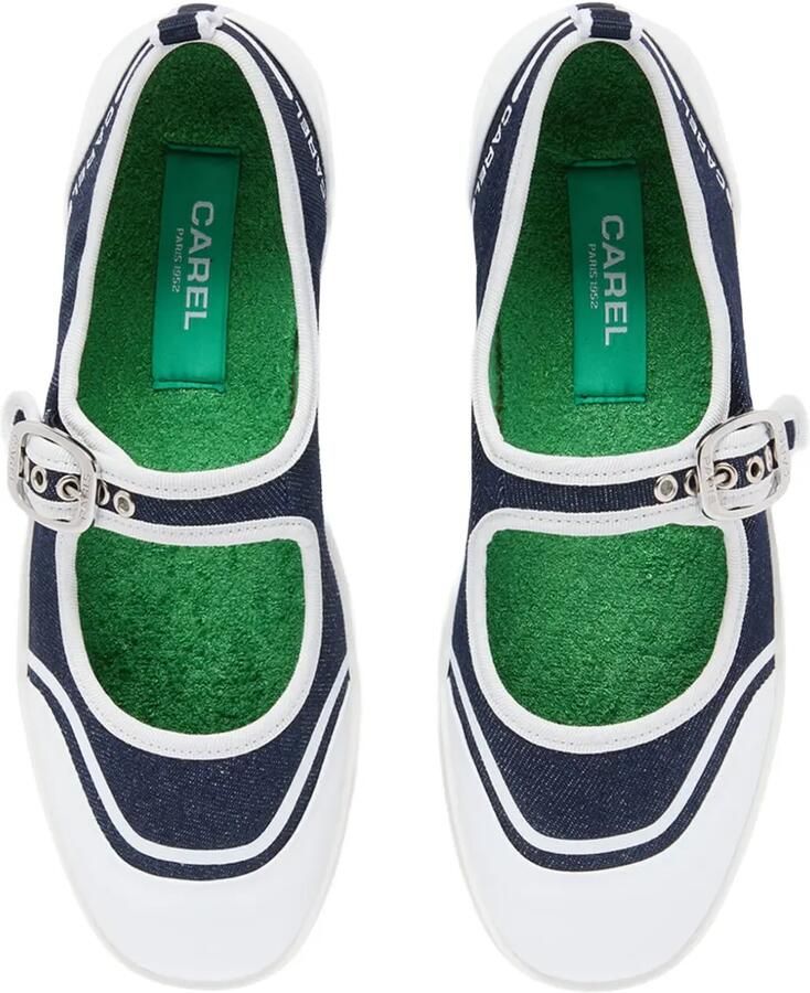 Carel Paris Costa sneakers met gespbandje Wit - Foto 2