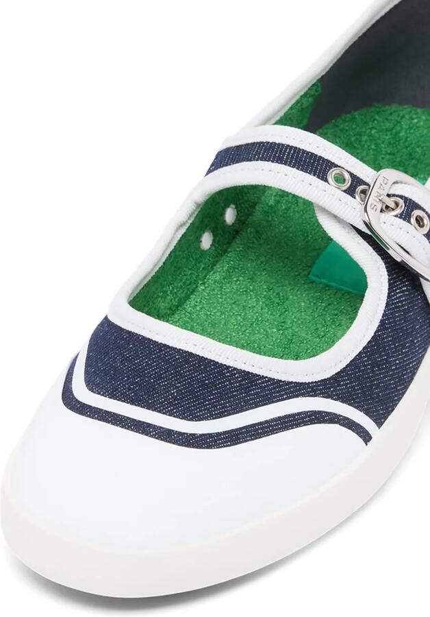 Carel Paris Costa sneakers met gespbandje Wit - Foto 3