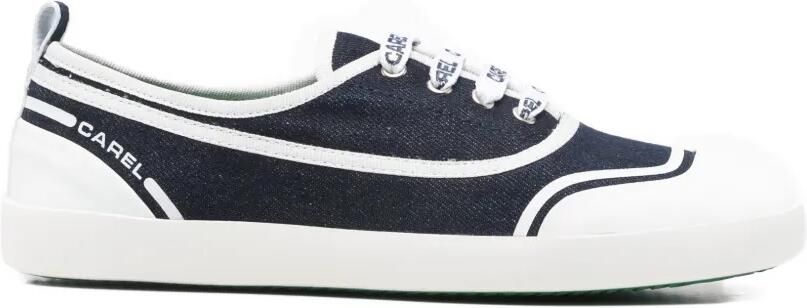 Carel Paris Denim sneakers Blauw