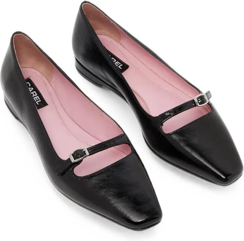 Carel Paris Emilie ballerina's met gespbandje Zwart - Foto 3