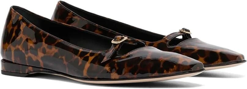 Carel Paris Emilie ballerina's met luipaard-print Bruin - Foto 5