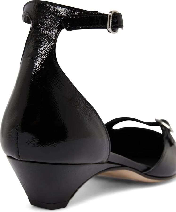 Carel Paris Emma leren ballerina's met gespbandje Zwart - Foto 2