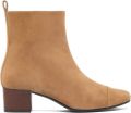Carel Paris Estime enkellaarzen met vierkante neus Beige - Beige
