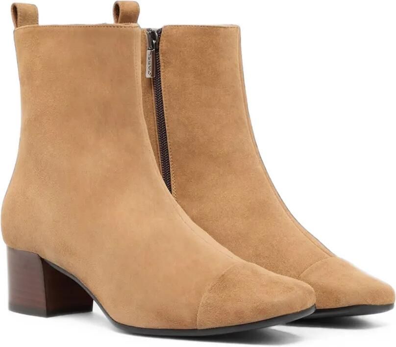 Carel Paris Estime enkellaarzen met vierkante neus Beige - Foto 3