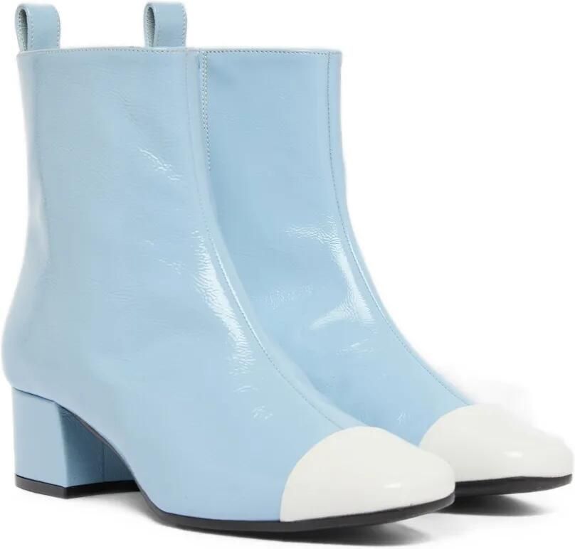 Carel Paris Estime lakleren enkellaarzen Blauw - Foto 3