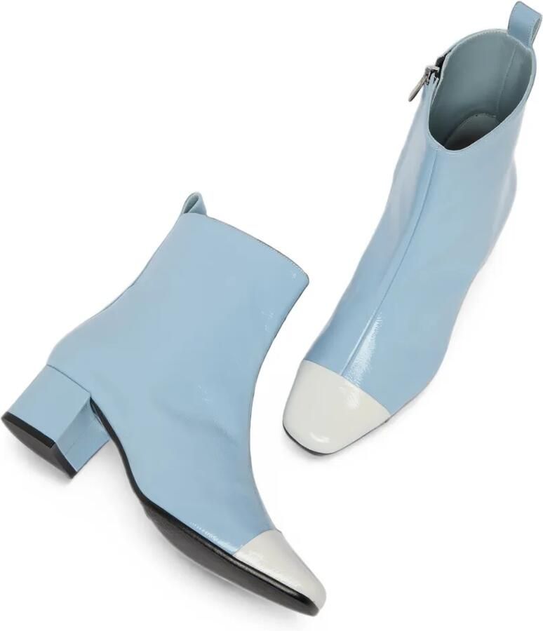 Carel Paris Estime lakleren enkellaarzen Blauw - Foto 2
