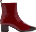 Carel Paris Estime lakleren enkellaarzen Rood - Rood