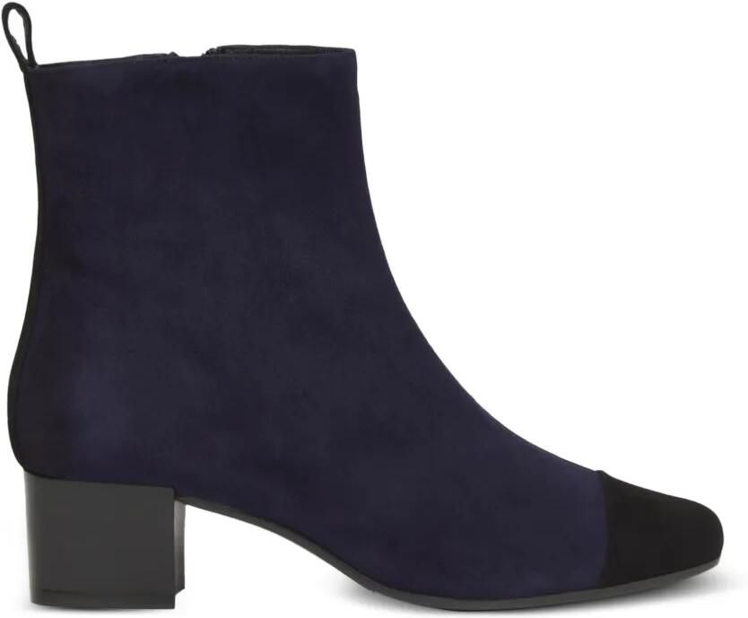 Carel Paris Estime suède enkellaarzen Blauw