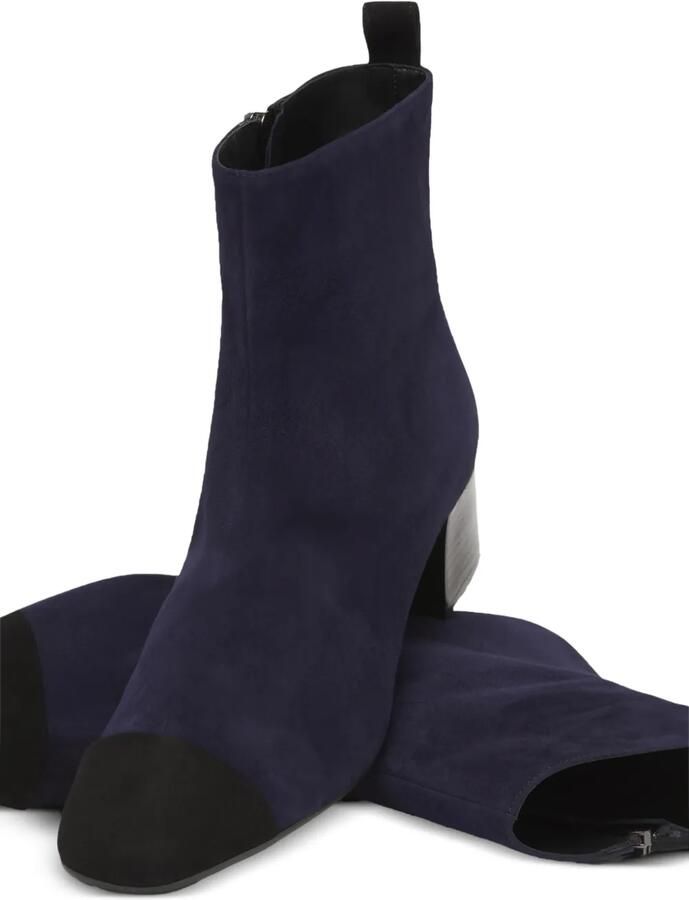 Carel Paris Estime suède enkellaarzen Blauw - Foto 3
