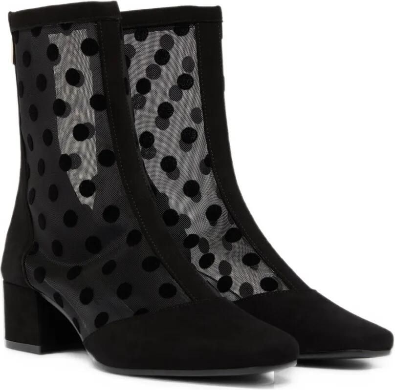 Carel Paris Estimenight polka-dot ankle boots Zwart