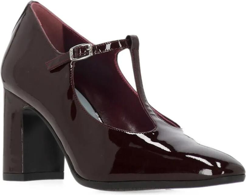 Carel Paris Francesca leren pumps Bruin - Foto 2