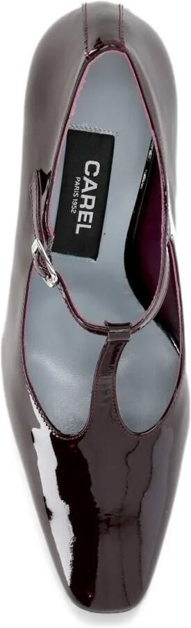 Carel Paris Francesca leren pumps Bruin - Foto 3