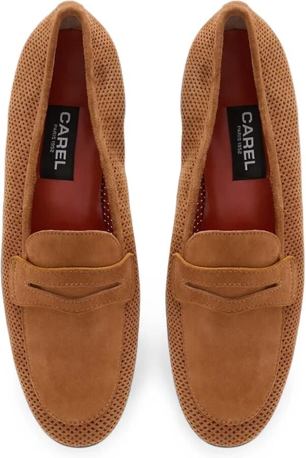 Carel Paris Geperforeerde loafers Bruin - Foto 3