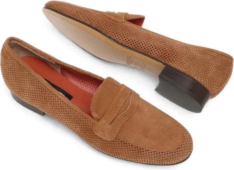 Carel Paris Geperforeerde loafers Bruin - Foto 4