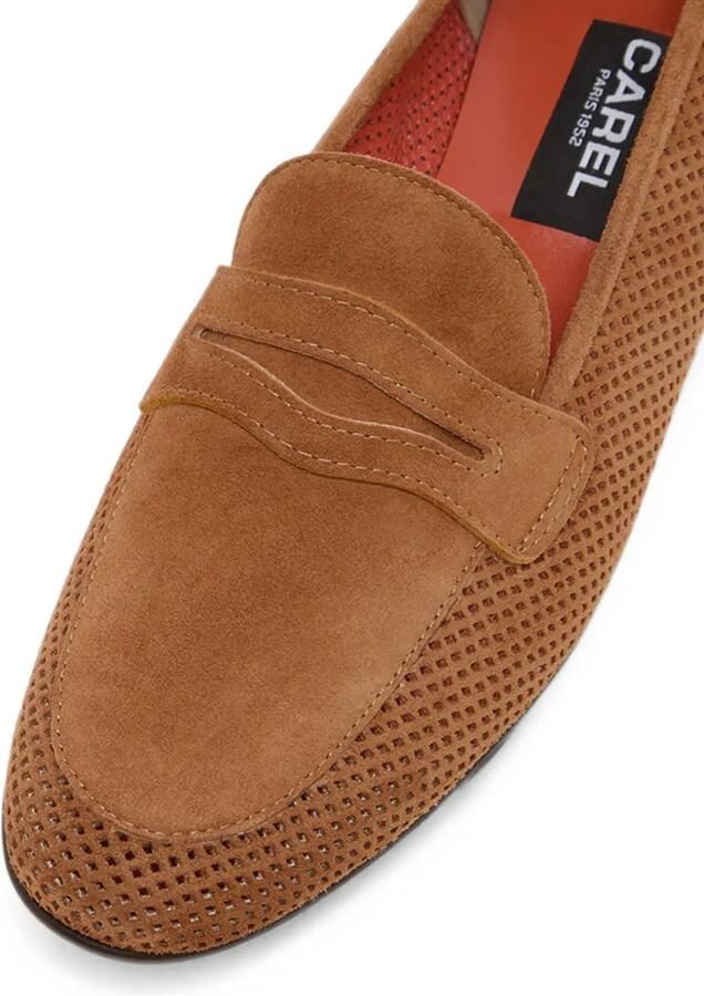 Carel Paris Geperforeerde loafers Bruin - Foto 2