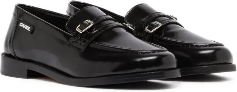 Carel Paris Gina leren loafers met gespbandje Zwart - Foto 5