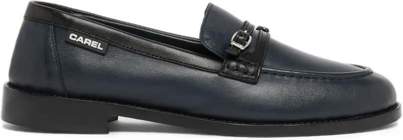 Carel Paris Gina loafers met gespbandje Blauw