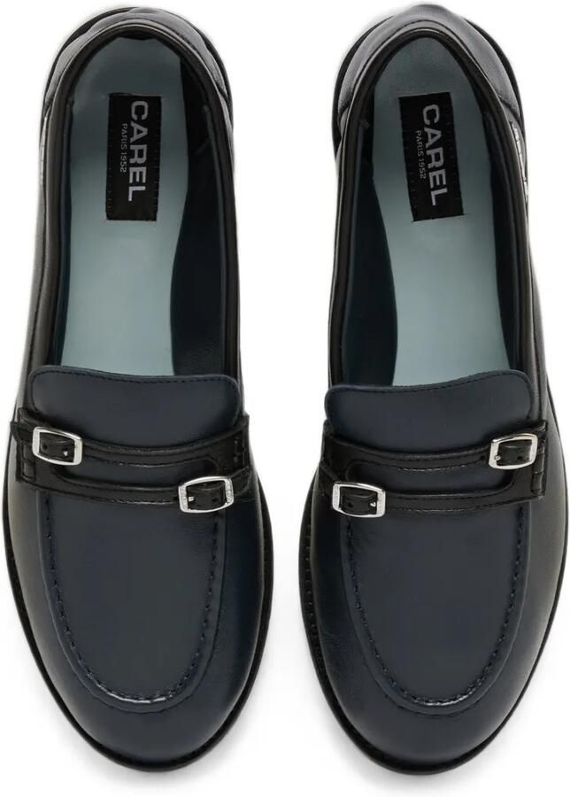 Carel Paris Gina loafers met gespbandje Blauw - Foto 3