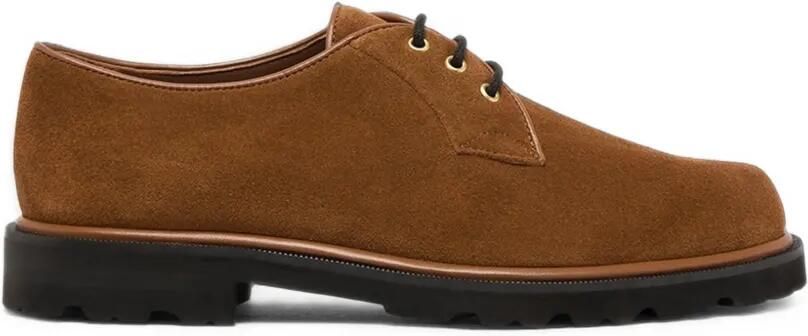 Carel Paris Gioia suède veterschoenen Bruin