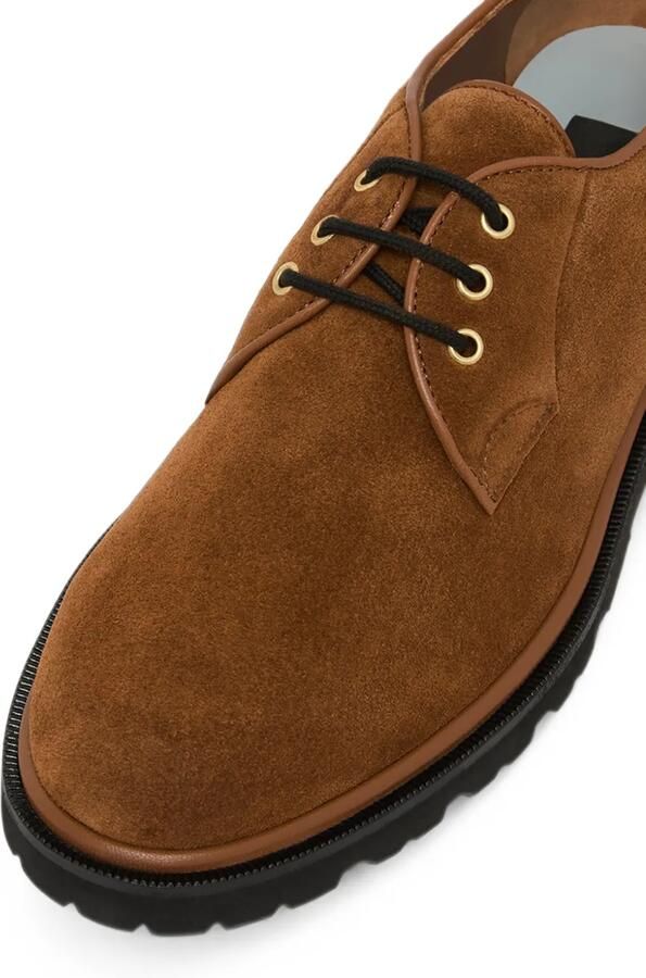 Carel Paris Gioia suède veterschoenen Bruin - Foto 4