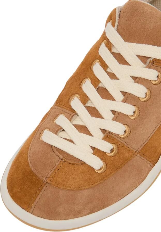 Carel Paris Jane sneakers met suède vlakken Bruin - Foto 4