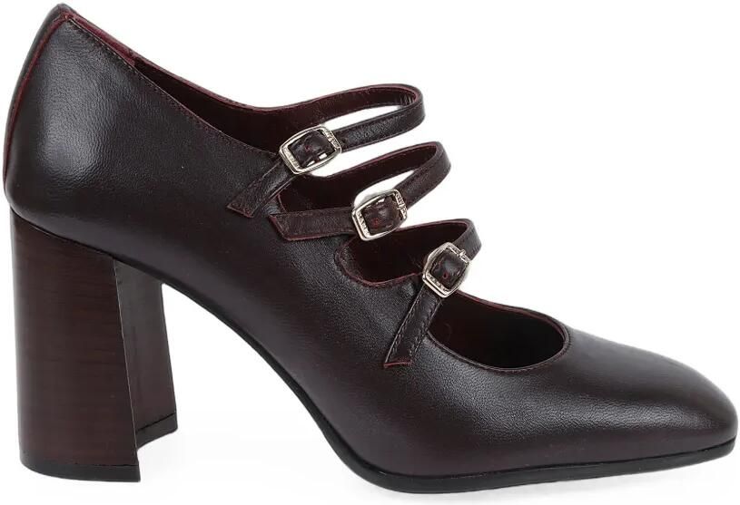 Carel Paris Keel Flex pumps met drie gespbandjes Rood
