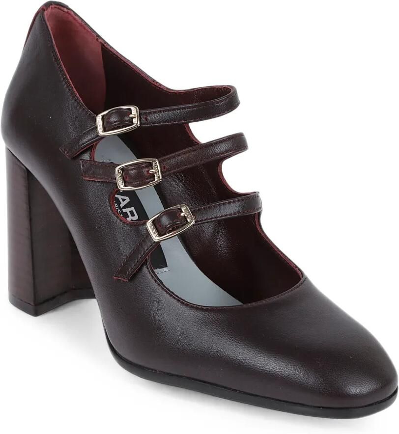 Carel Paris Keel Flex pumps met drie gespbandjes Rood - Foto 2