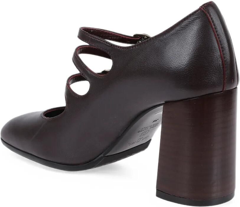 Carel Paris Keel Flex pumps met drie gespbandjes Rood - Foto 3