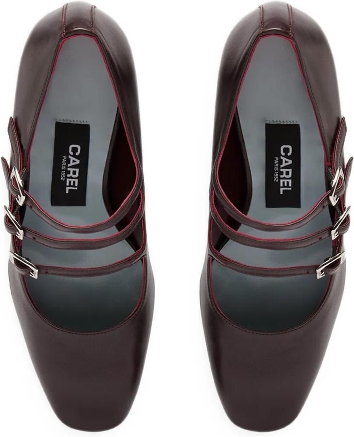 Carel Paris Keel Flex triple-strap pumps Rood - Foto 3