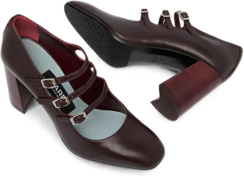 Carel Paris Keel Flex triple-strap pumps Rood - Foto 4