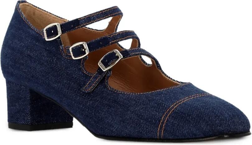 Carel Paris Kina ballerina's met gesp Blauw - Foto 3