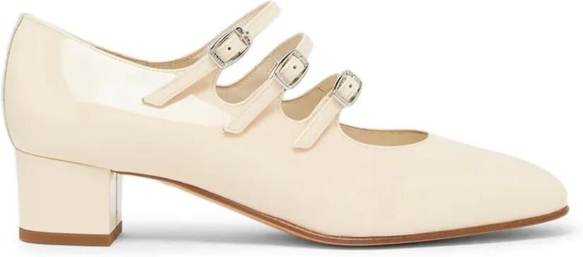 Carel Paris Kina lakleren pumps Beige