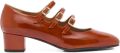 Carel Paris Kina lakleren pumps Bruin - Bruin