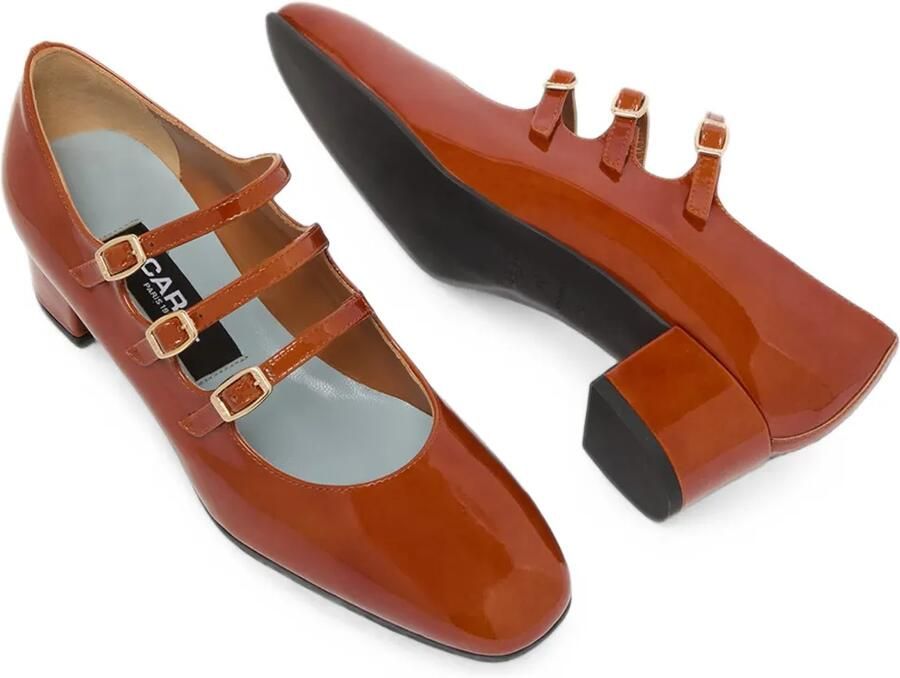 Carel Paris Kina lakleren pumps Bruin - Foto 3