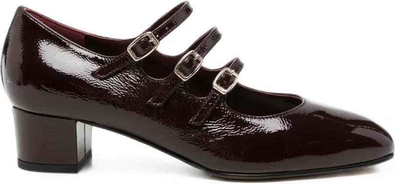 Carel Paris Kina lakleren pumps Rood