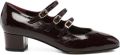 Carel Paris Kina lakleren pumps Rood - Rood