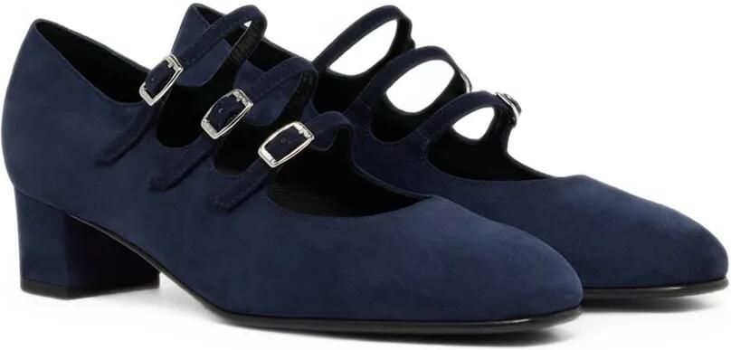 Carel Paris Kina pumps met drie bandjes Blauw - Foto 5