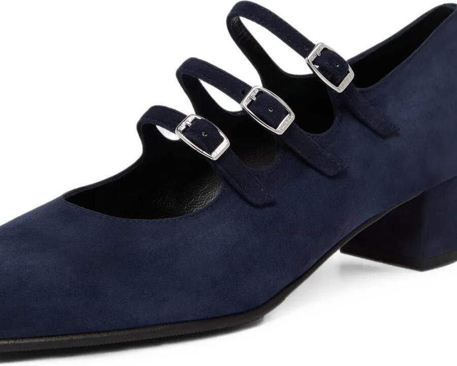 Carel Paris Kina pumps met drie bandjes Blauw - Foto 2