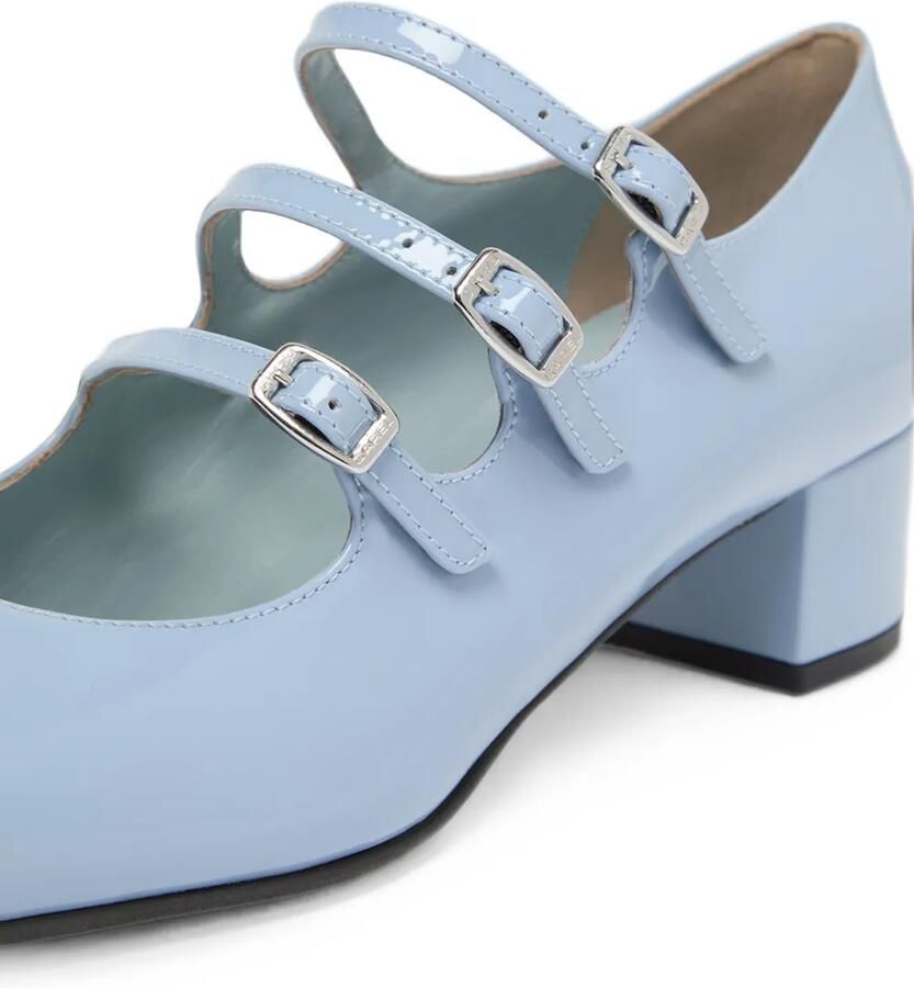 Carel Paris Kina pumps met drie bandjes Blauw - Foto 2