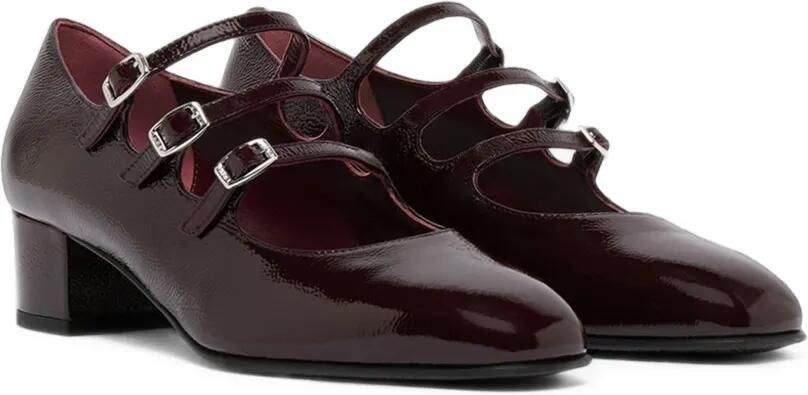 Carel Paris Kina pumps met drie bandjes Paars - Foto 5