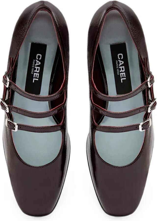 Carel Paris Kina pumps met drie bandjes Paars - Foto 4