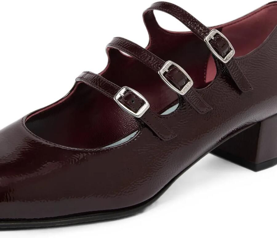 Carel Paris Kina pumps met drie bandjes Paars - Foto 2