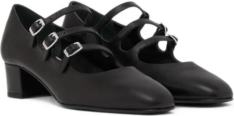 Carel Paris Kina pumps met drie bandjes Zwart - Foto 5