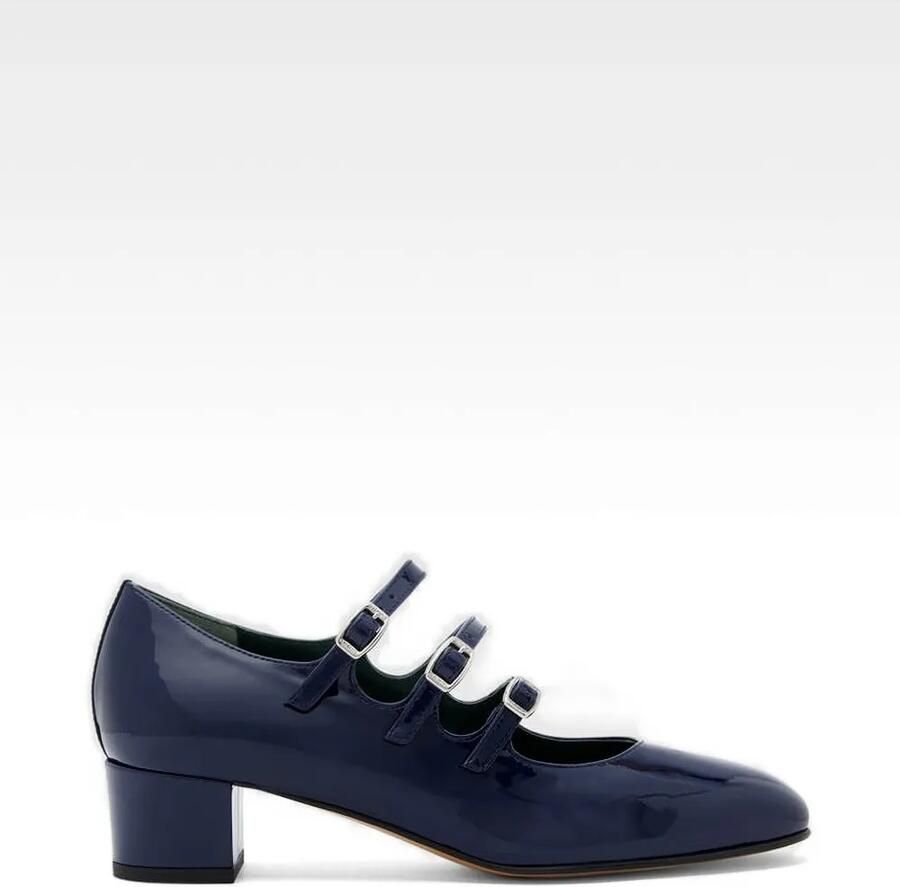 Carel Paris Kina pumps met gesp Blauw