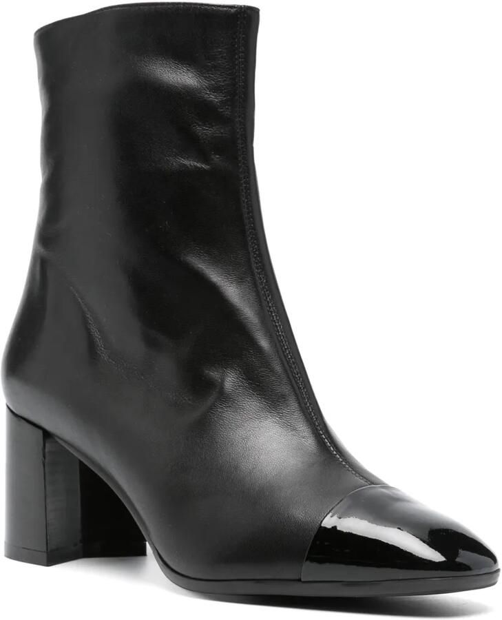 Carel Paris Leren enkellaarzen Zwart - Foto 2