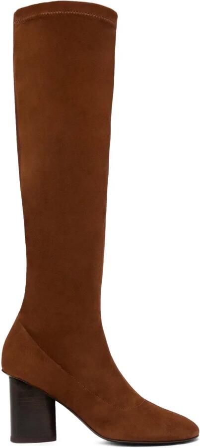 Carel Paris Lucca stretch-suede knee-high boots Bruin